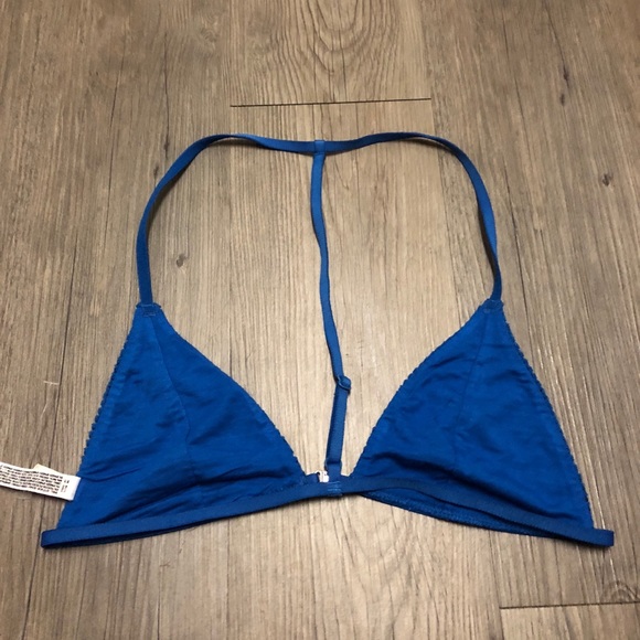Free People Intimately Lace Bra Small Blue NWOT - Picture 4 of 6